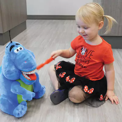 Tucson Patient Learning About Dental Health